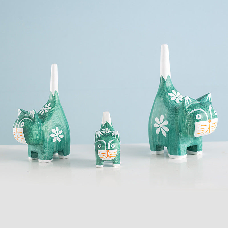 Decorative Cat Figurines Collection
