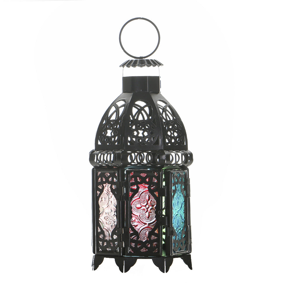 Handcrafted Dome-Top Filigree Metal Candle Lantern for Tealights and LED Candles Acalora