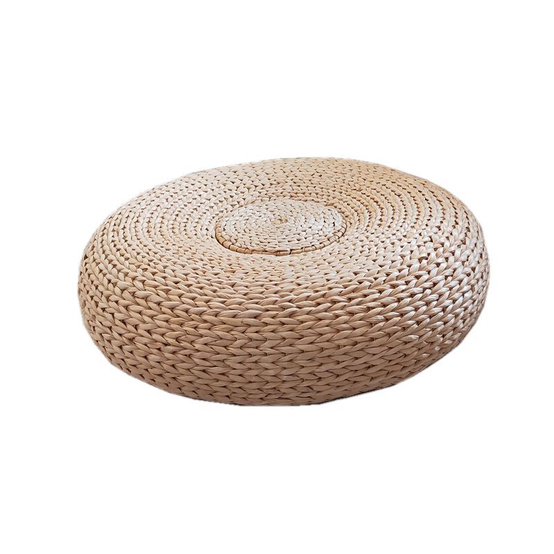 Handcrafted sitting pouf made of natural material Acalora