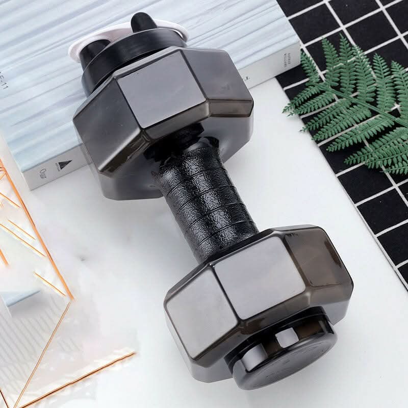 BowLift | Dumbbell water bottle 550ml for fitness & everyday life | 2-in-1 design