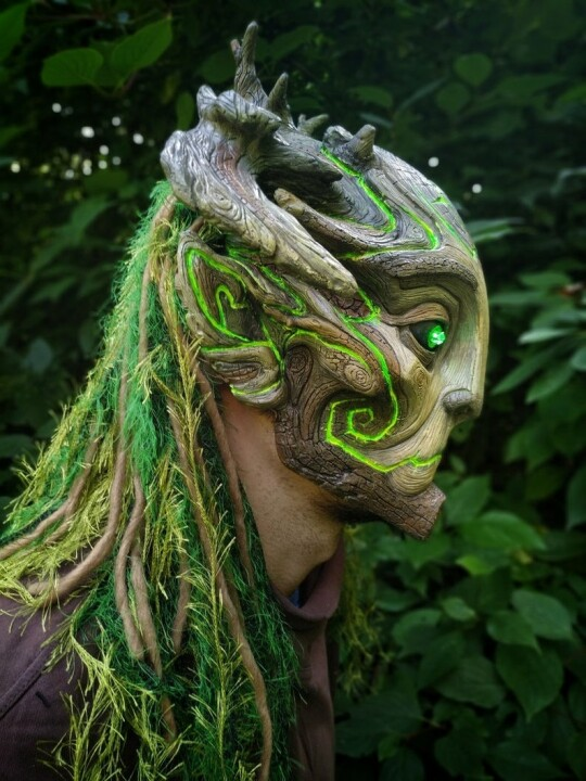 Skanto | Green Man Forest Spirit Mask Costume Accessory Masks