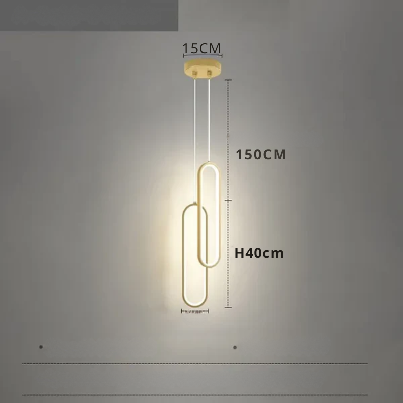 Modern minimalist LED pendant light – Sleek design lamp for bedroom and living room | Karnz
