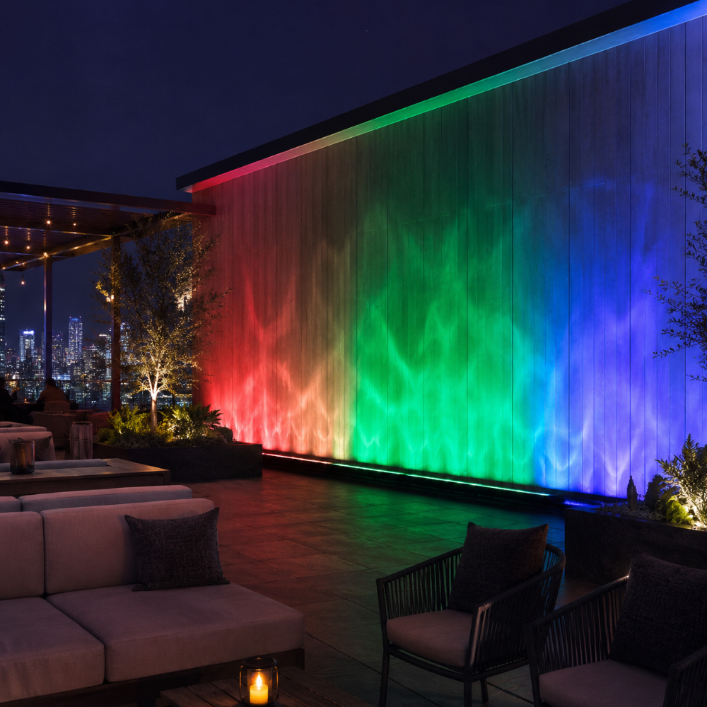 HaloWave RGB Outdoor Wall Washer Light