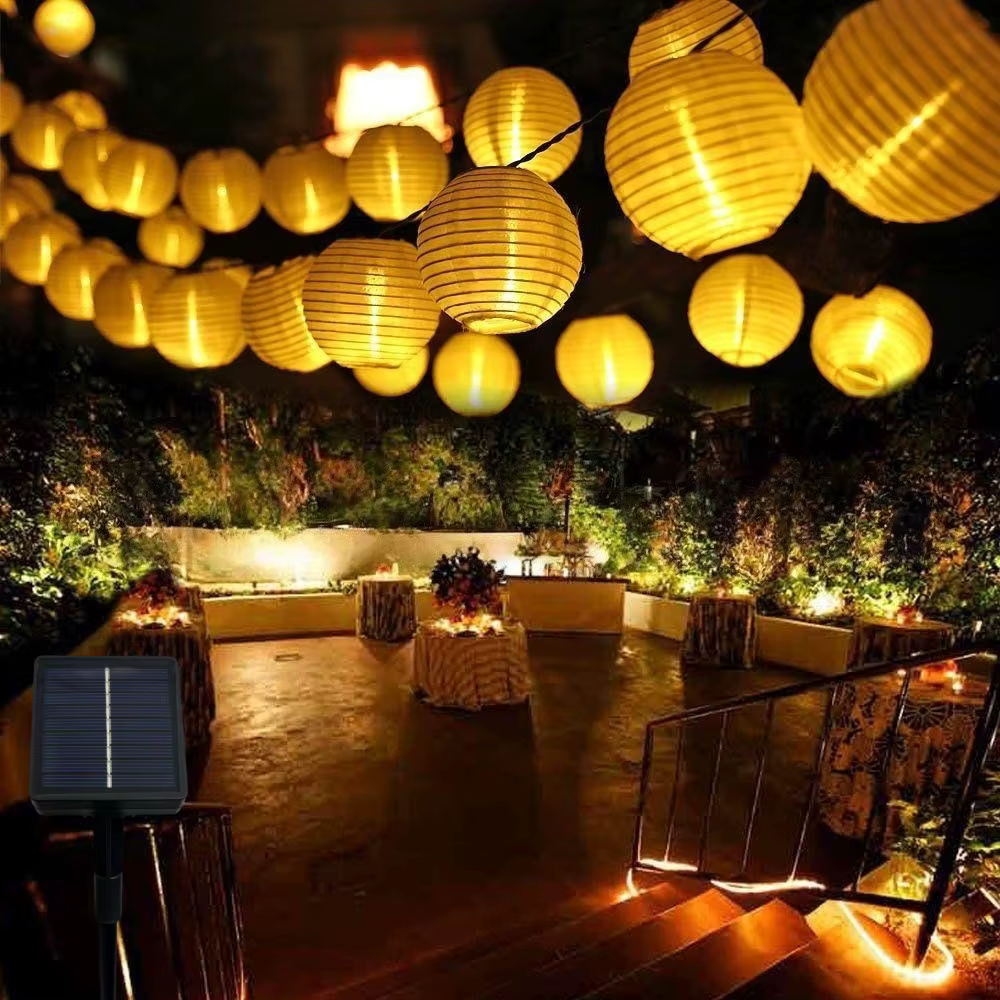 Solar Lantern Art Deco String Lights
