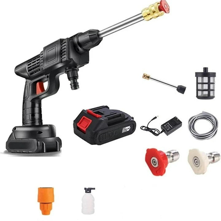 Skanto | Cordless Portable High-Pressure Spray Water Gun Set | Ideal for Cleaning Cars, Patios & Garden Furniture
