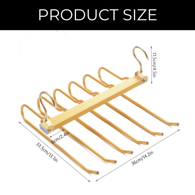 Brehn | Space-saving trouser hangers from Gardudu made of aluminum