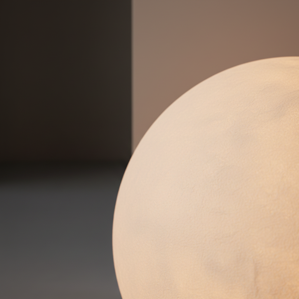 LunaBall Resin Globe Floor Lamp