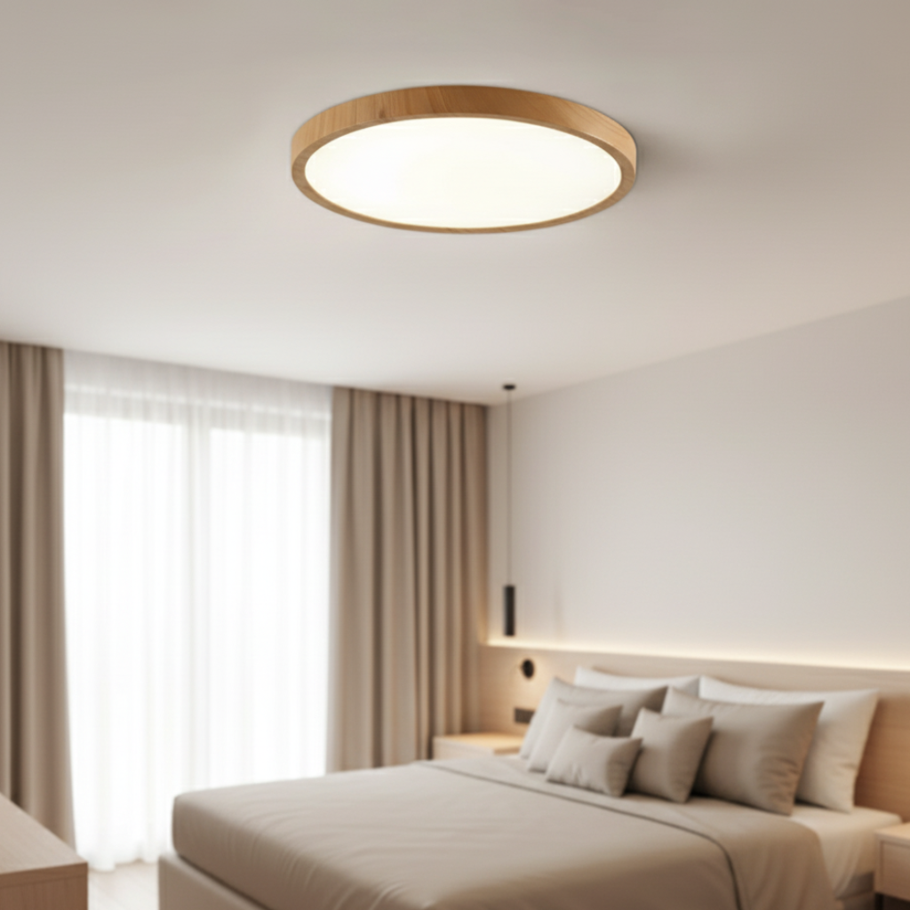 Ethos Ultra-Thin Japandi Flush Mount