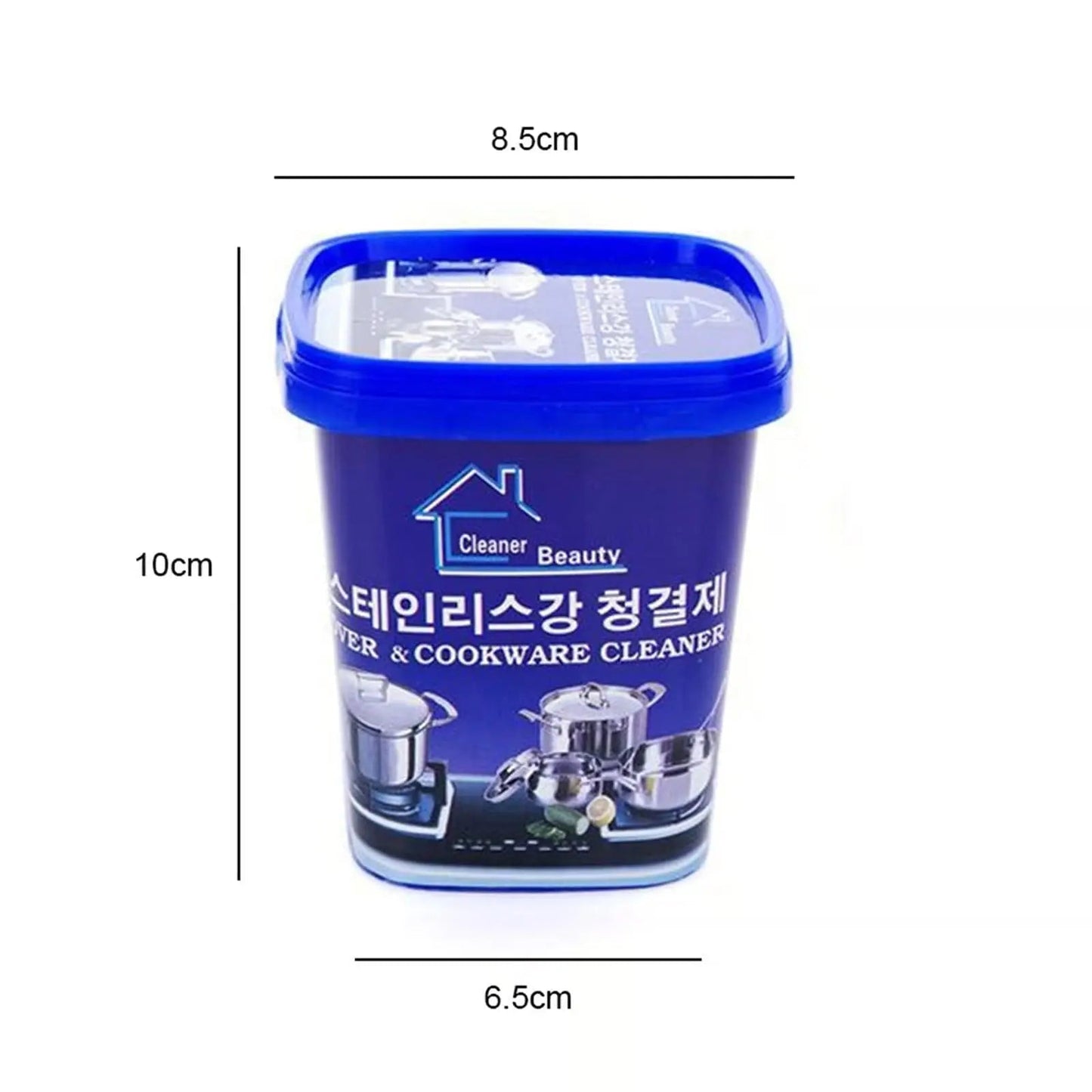 BowLift | 500 g Stainless Steel Cleaning Paste – Cleans, Polishes & PRedects in one step!