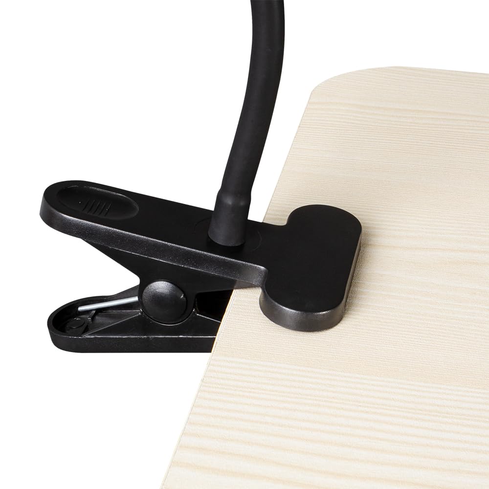 Skanto | Ottlite Clip-On LED Lamp - Adjustable Clearsun Light for Desk, Piano, and Table, Black