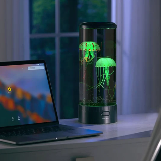 Skanto | LED Jellyfish Lava Lamp & Aquarium for Kids & Adults - Birthday Gifts for Kids, Perfect Gift for Aquarium Lovers
