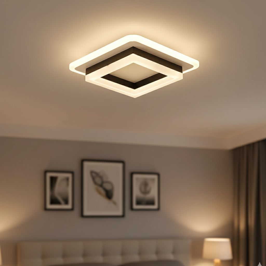 Bezel Dual-Illumination LED Flush Mount