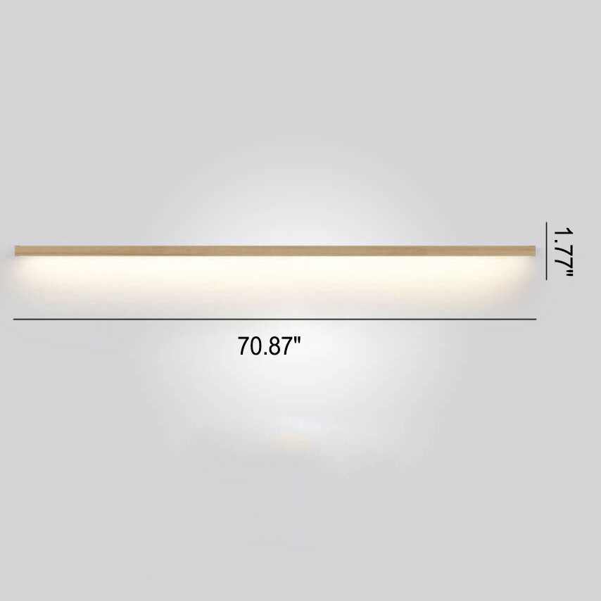 ZenBeam Japanese LED Wall Light | Solid Wood Design | Modern Accent Light