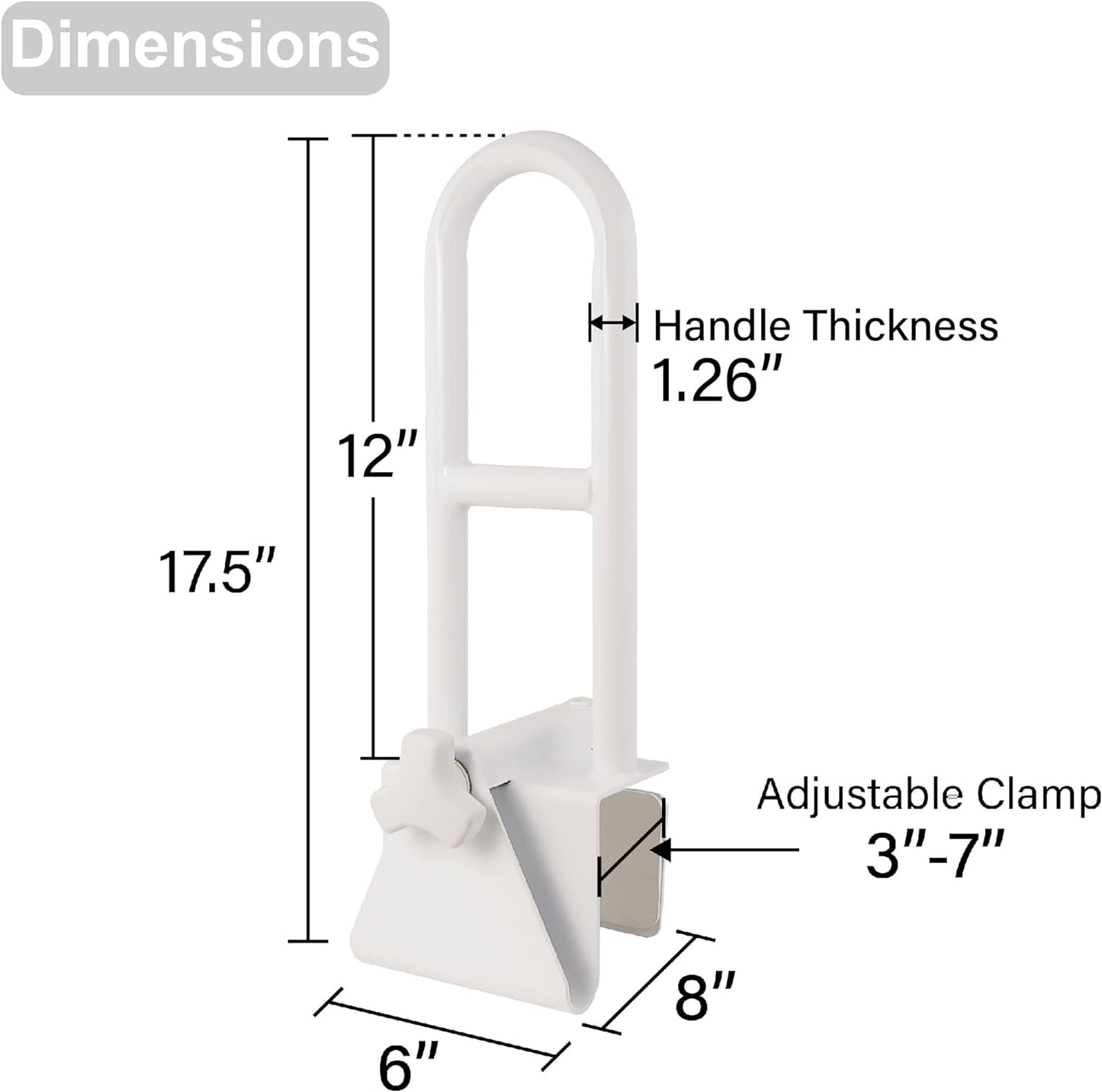 BowLift | Bathtub grab bar for seniors and disabled persons