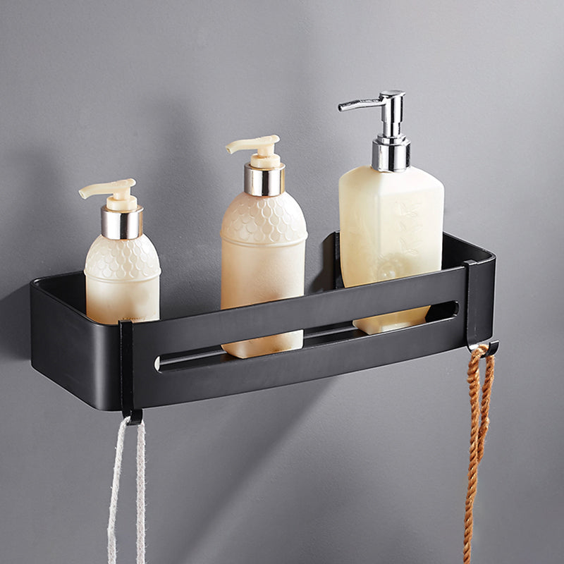 BowLift | Matt Black Modern Bathroom Accessories Set, Set of 3, Bathroom Shelf