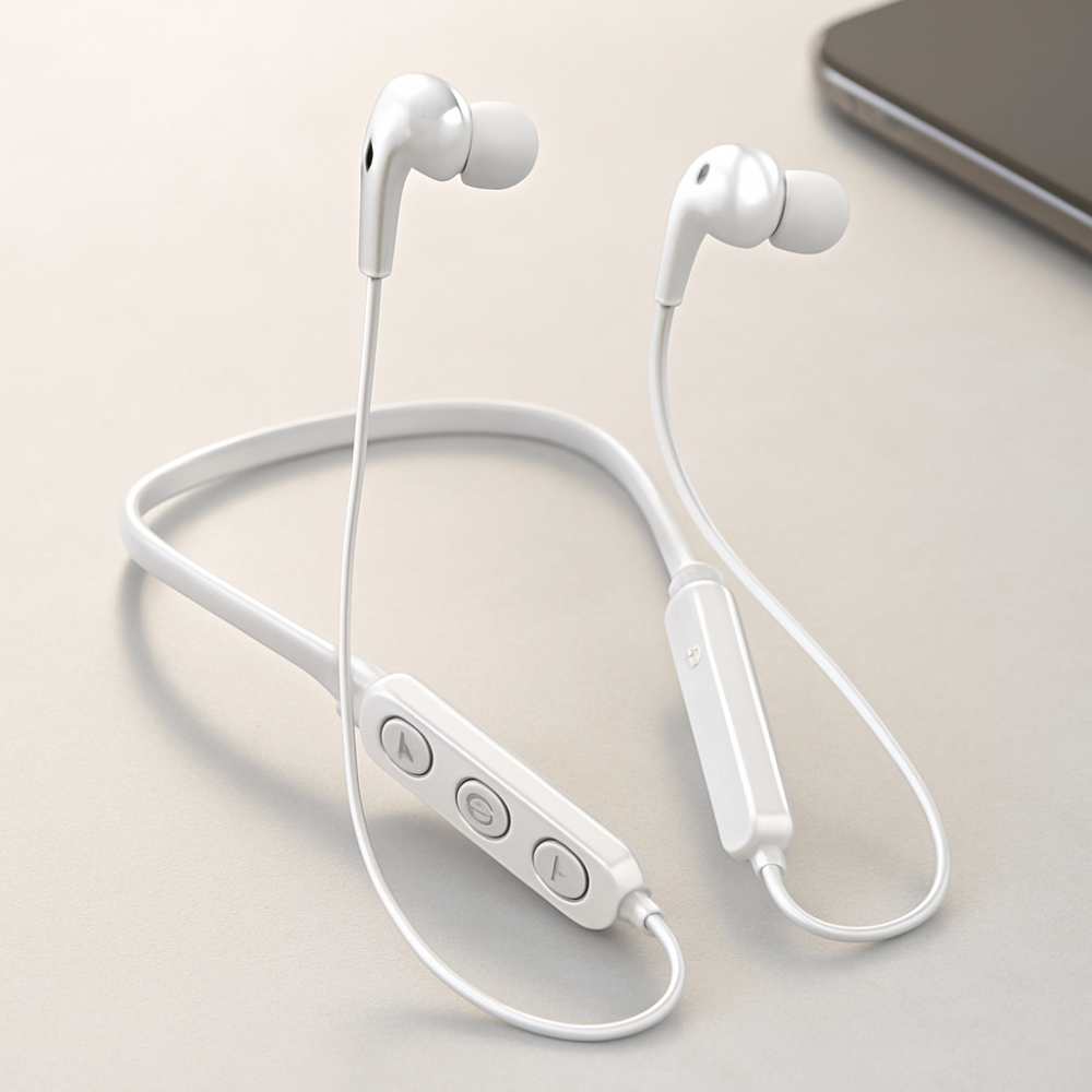 BowLift | Bluetooth Headphones Wireless Earbuds Mic Sports Calls