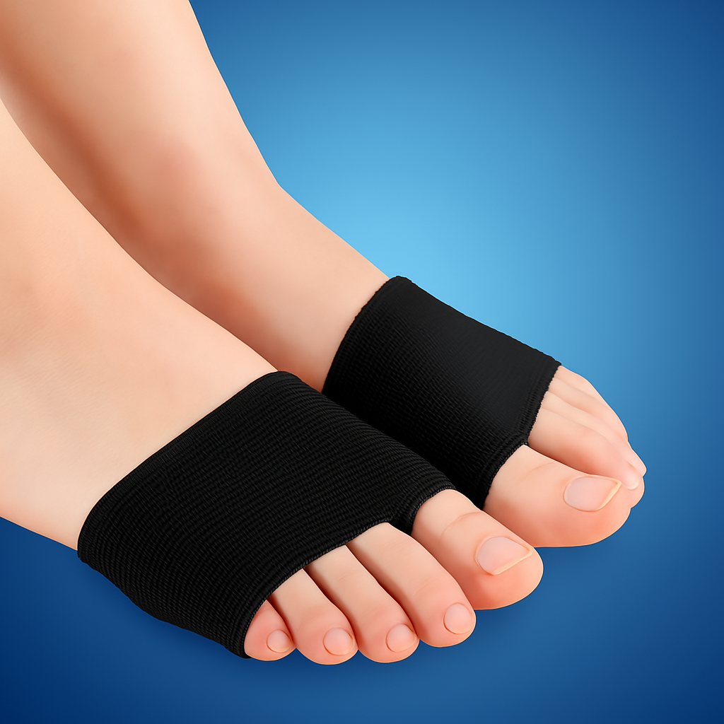 CushionFlex Forefoot Protection | Silicone Gel Cushion - Absorbs Shock on Foot - Pain Relief - for Metatarsalgia - Daily Comfort Bowlift