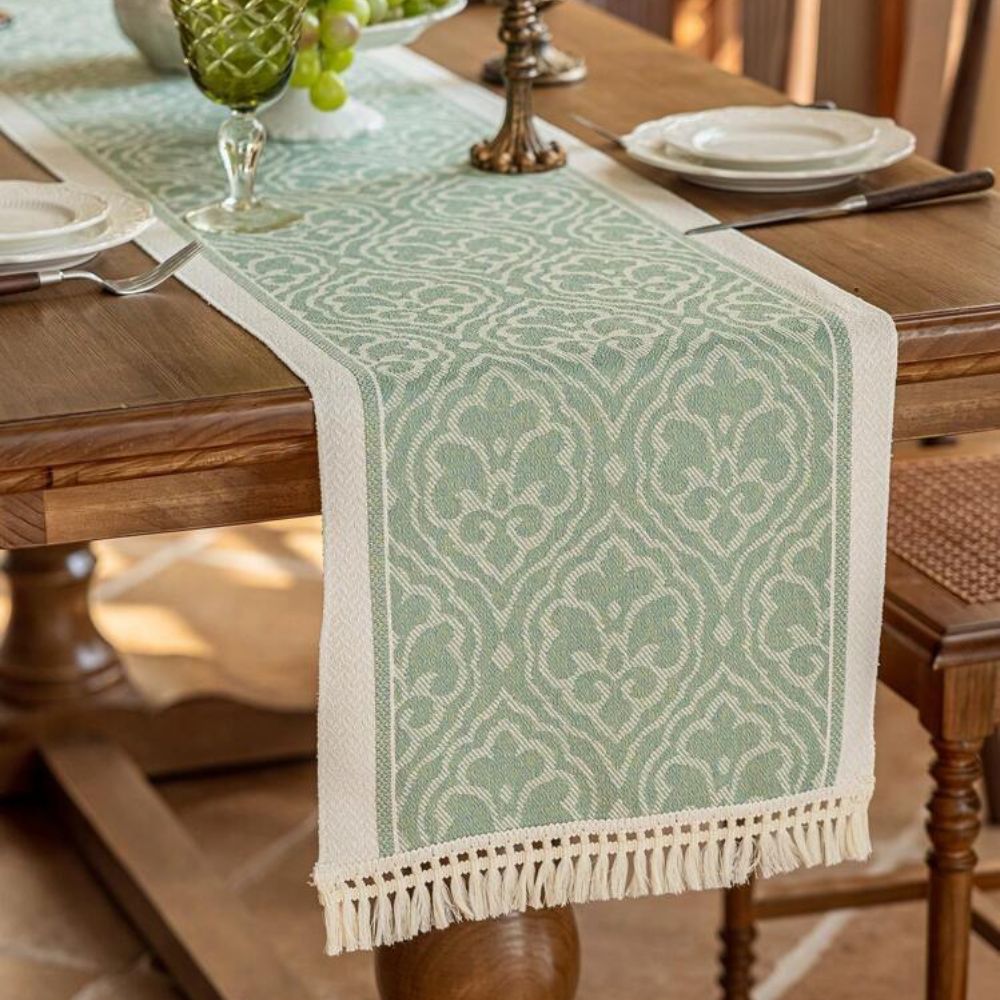 Skanto | Damask Dune Table Runner