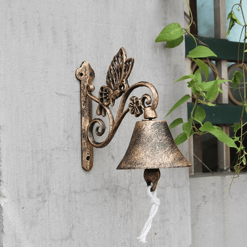 Skanto | Vintage Style Cast Iron Doorbell for Entrance & Garden