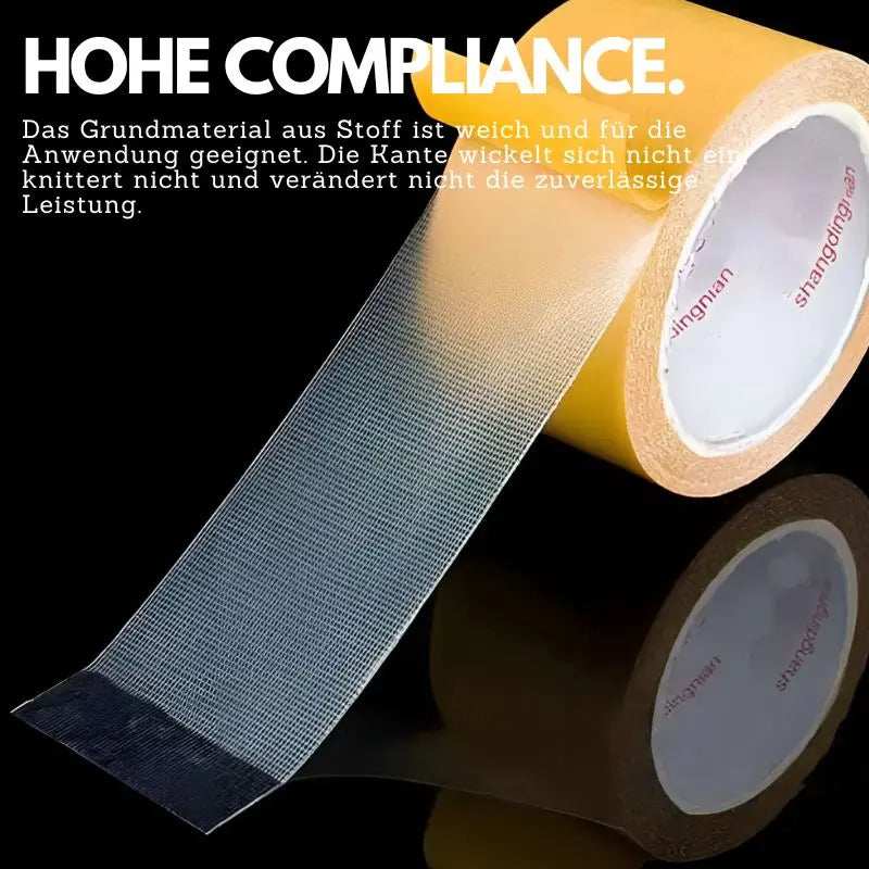 Extra strong, waterproof, double-sided adhesive tape for home use