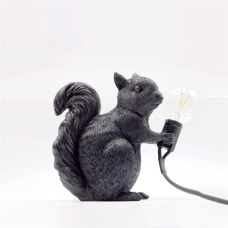 Skanto | SquirrelBright Nordic Oak Lamp | Designer Decor | LED Mood Light | Perfect for the Home