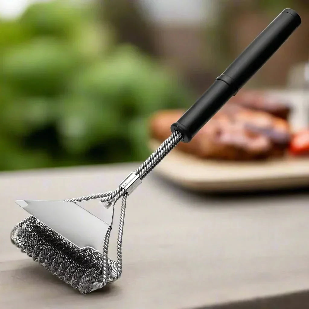 GrillMaster Bristle-Free Brush – Safe and effective for all grill grates