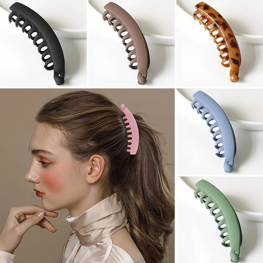 Large banana non-slip hair clips