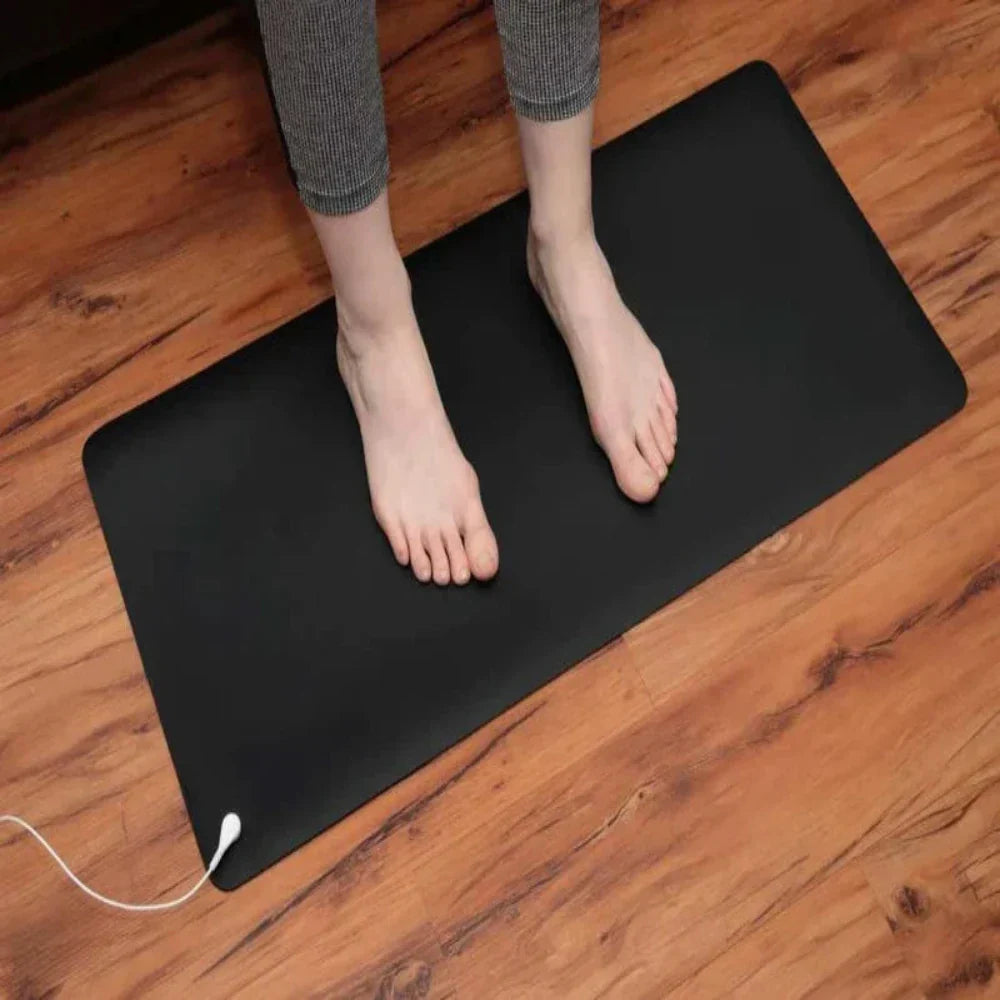 BowLift | Grounding Pad Earthing Mat - UK Plug for Sleep Aid with Silver Thread Technology