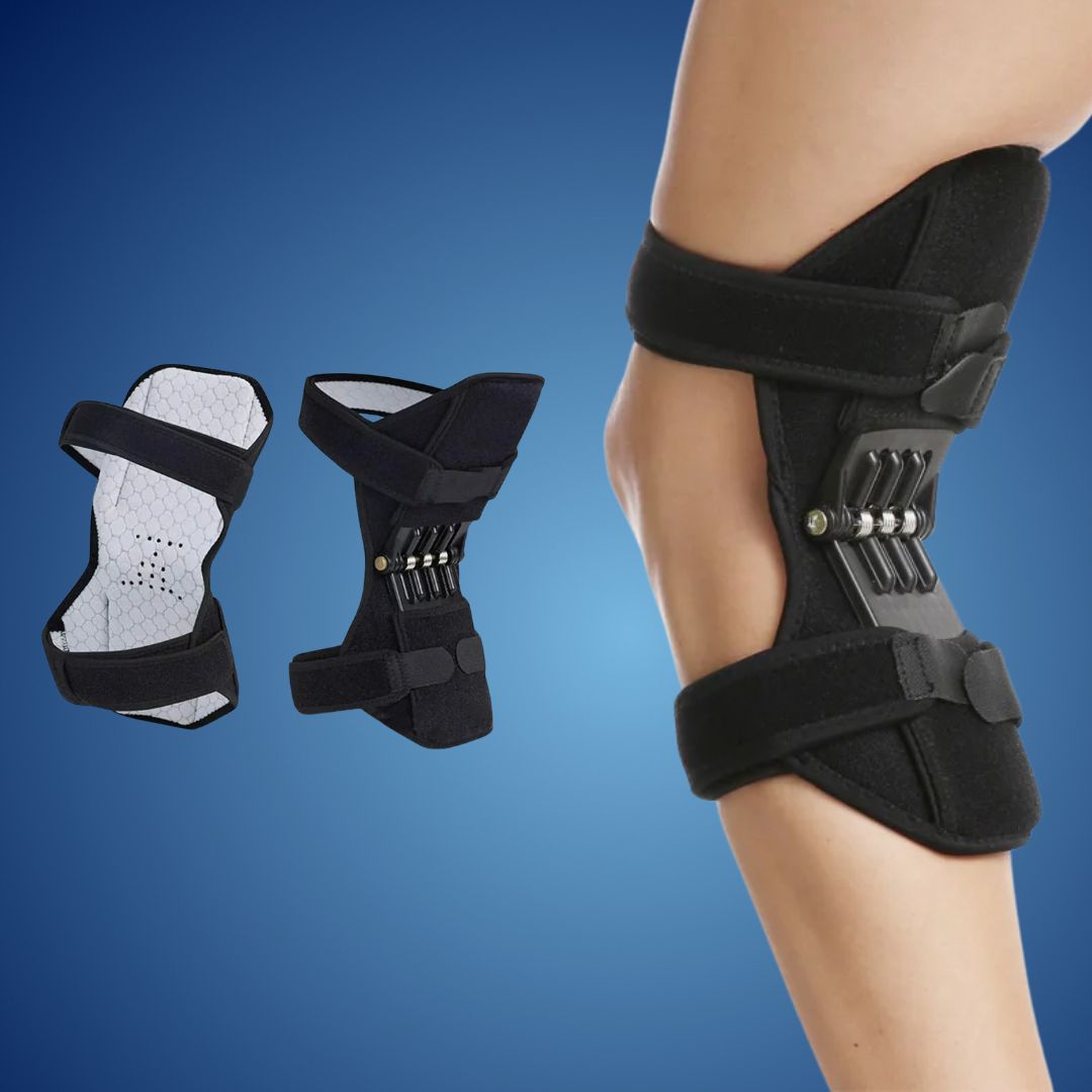 KneeGuard Pro | Set of 2 Hinged Knee Brace Stabilizers for Pain Relief | Adjustable Support for Knee Injuries - Arthritis - Post-Surgery Rehabilitation Brehn