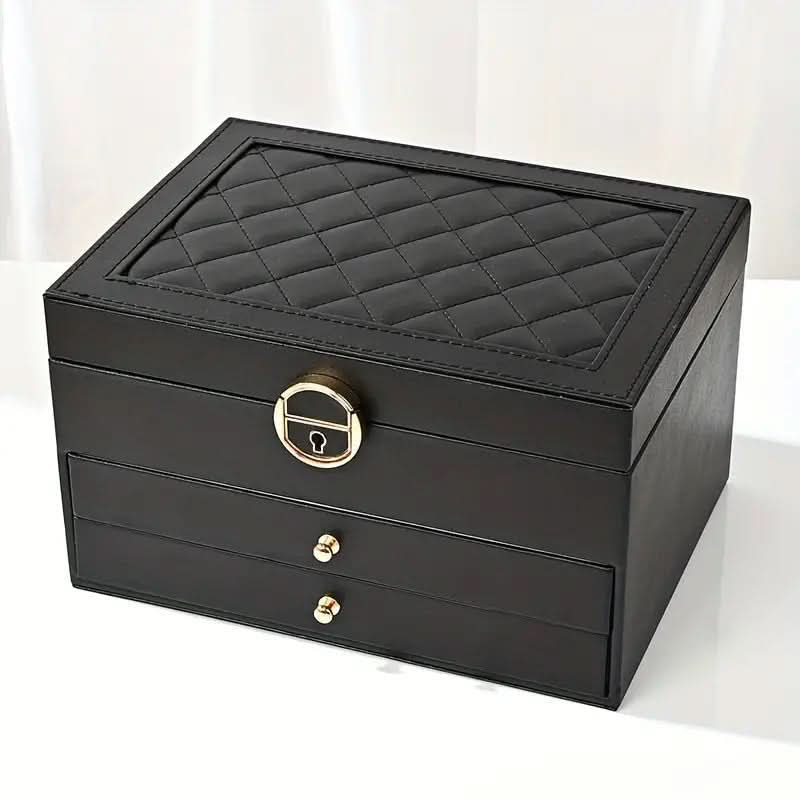 Skanto | Elegant Leather Jewelry Box for Stylish Storage