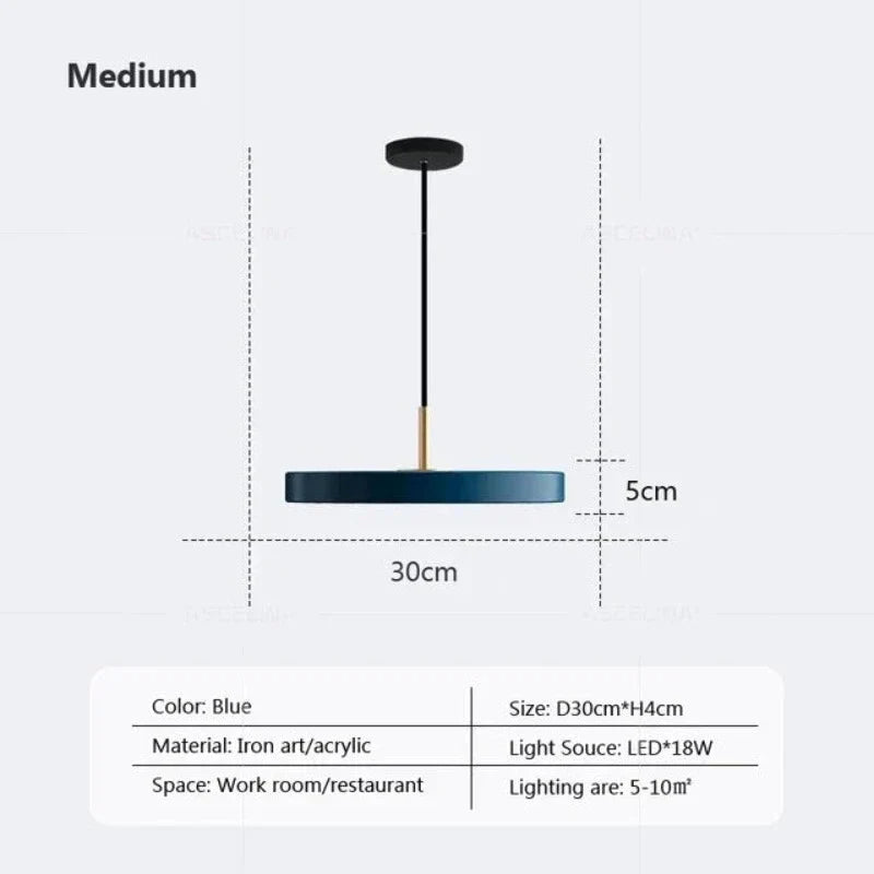 Skanto | Slim Disc Pendant Lamp