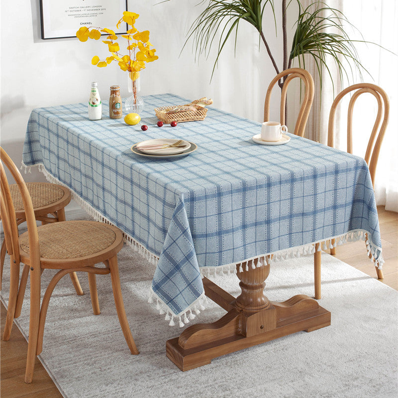 Casual Checkered Tablecloth