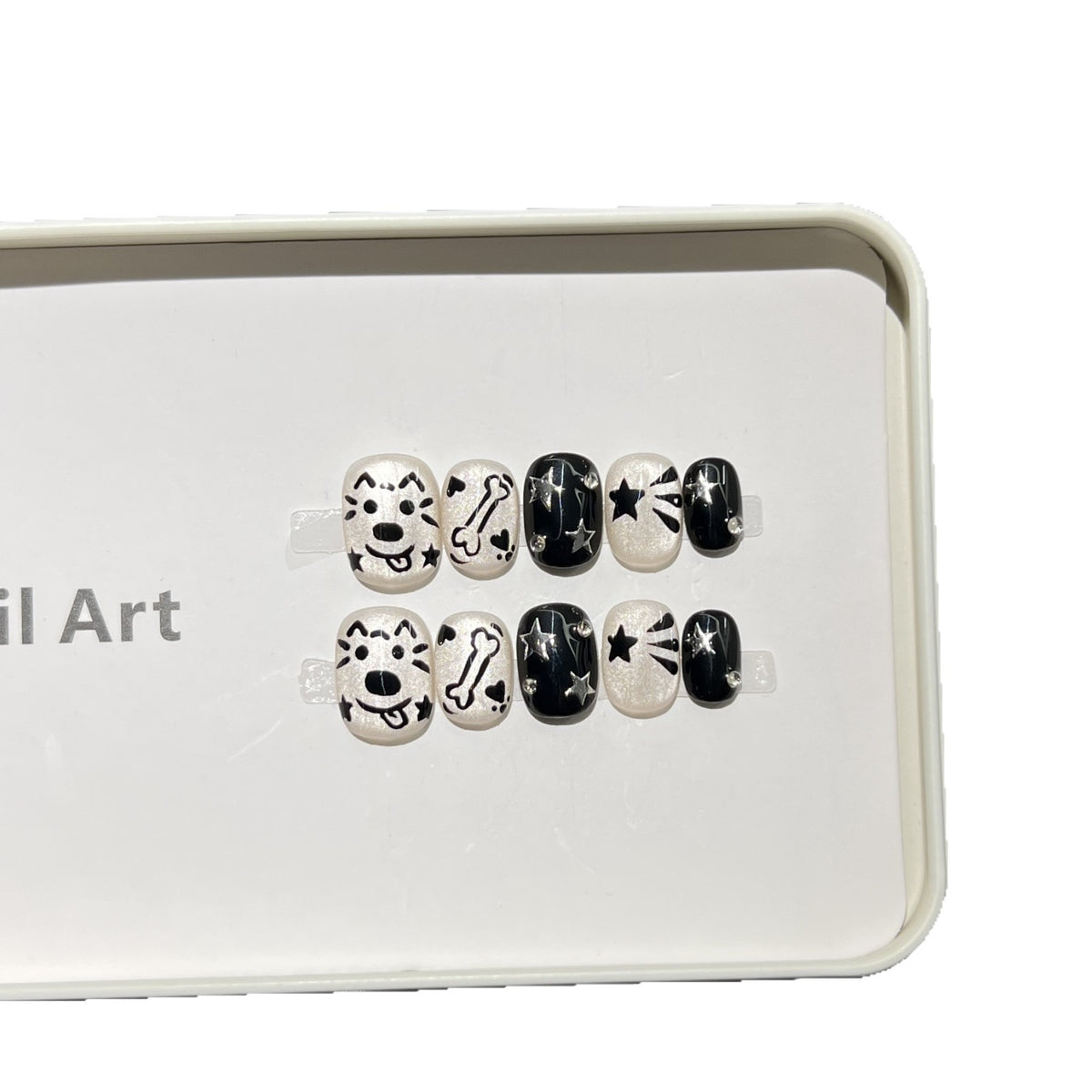 Playful Themed Press-On Nail Set Acalora
