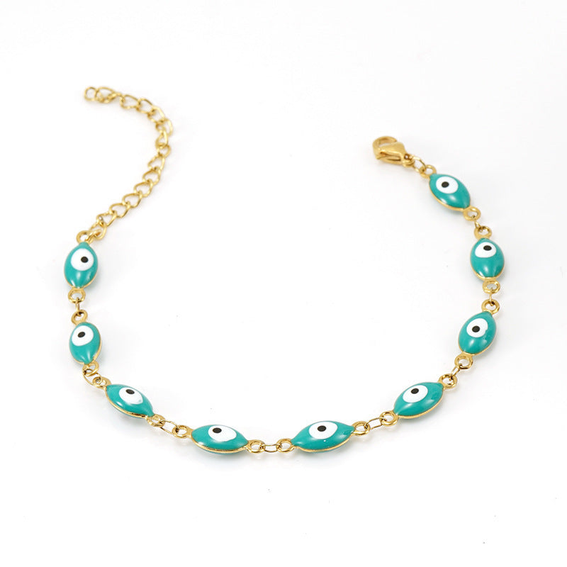 Colorful Evil Eye Bracelet Acalora