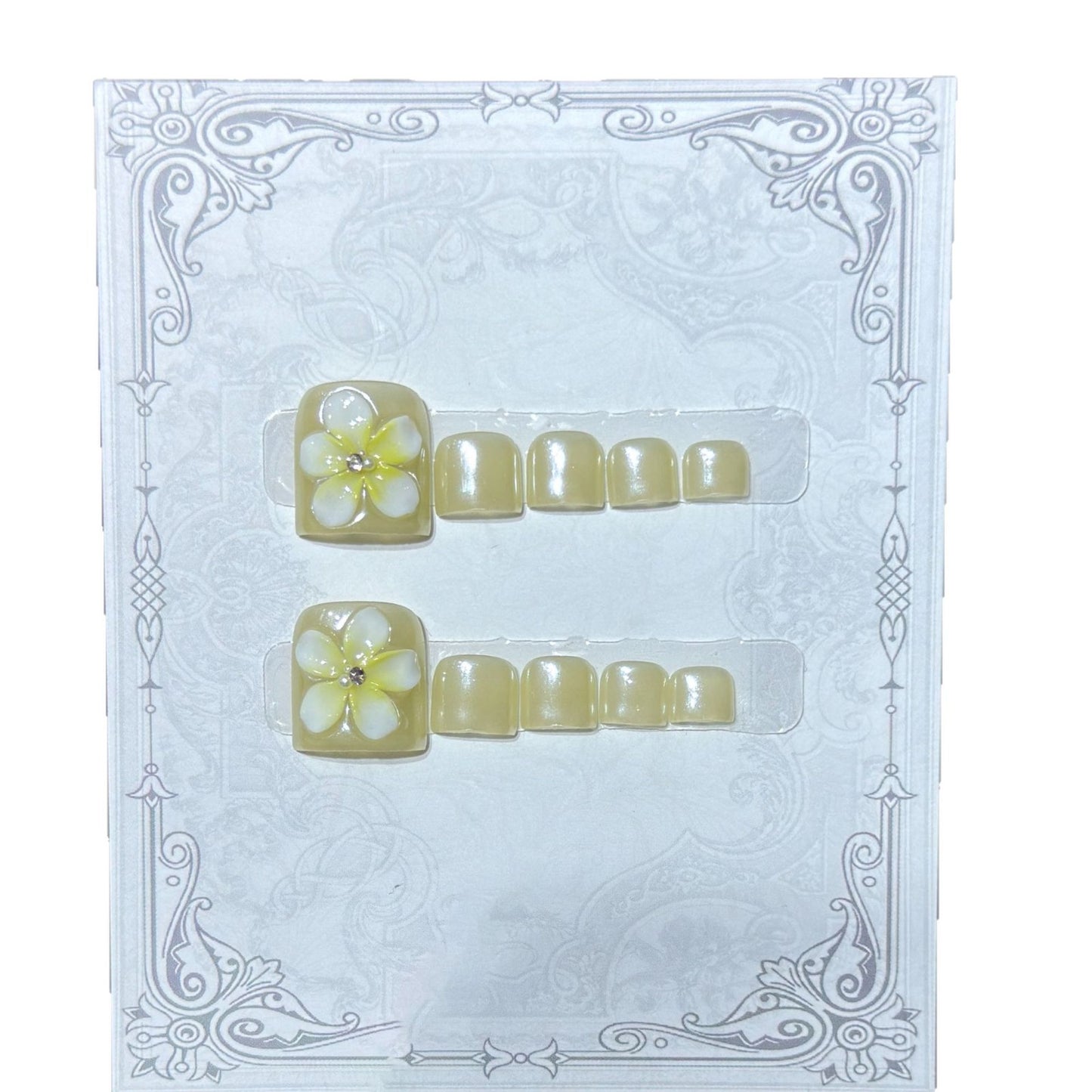 Floral-Inspired Press-On Nail Set Acalora