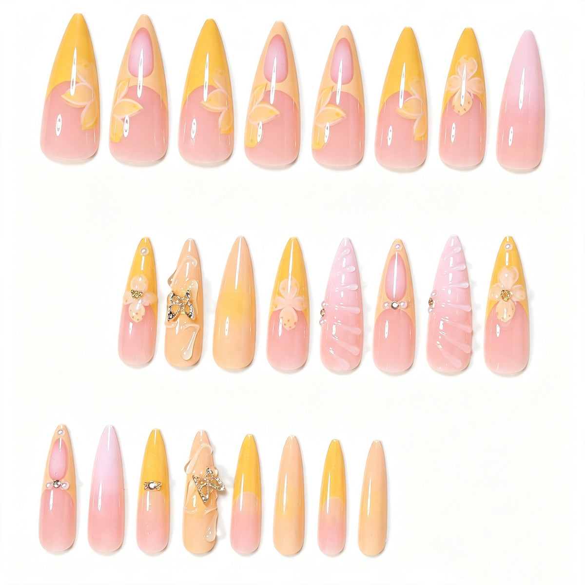 Artistic Butterfly Nail Art Set Acalora