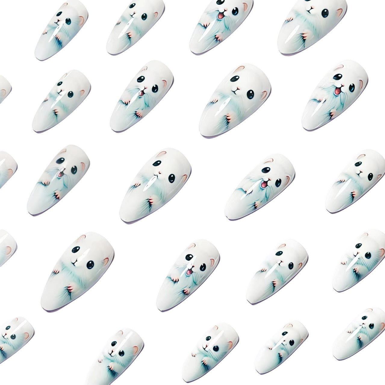 Cute Animal-Themed Nail Art Acalora