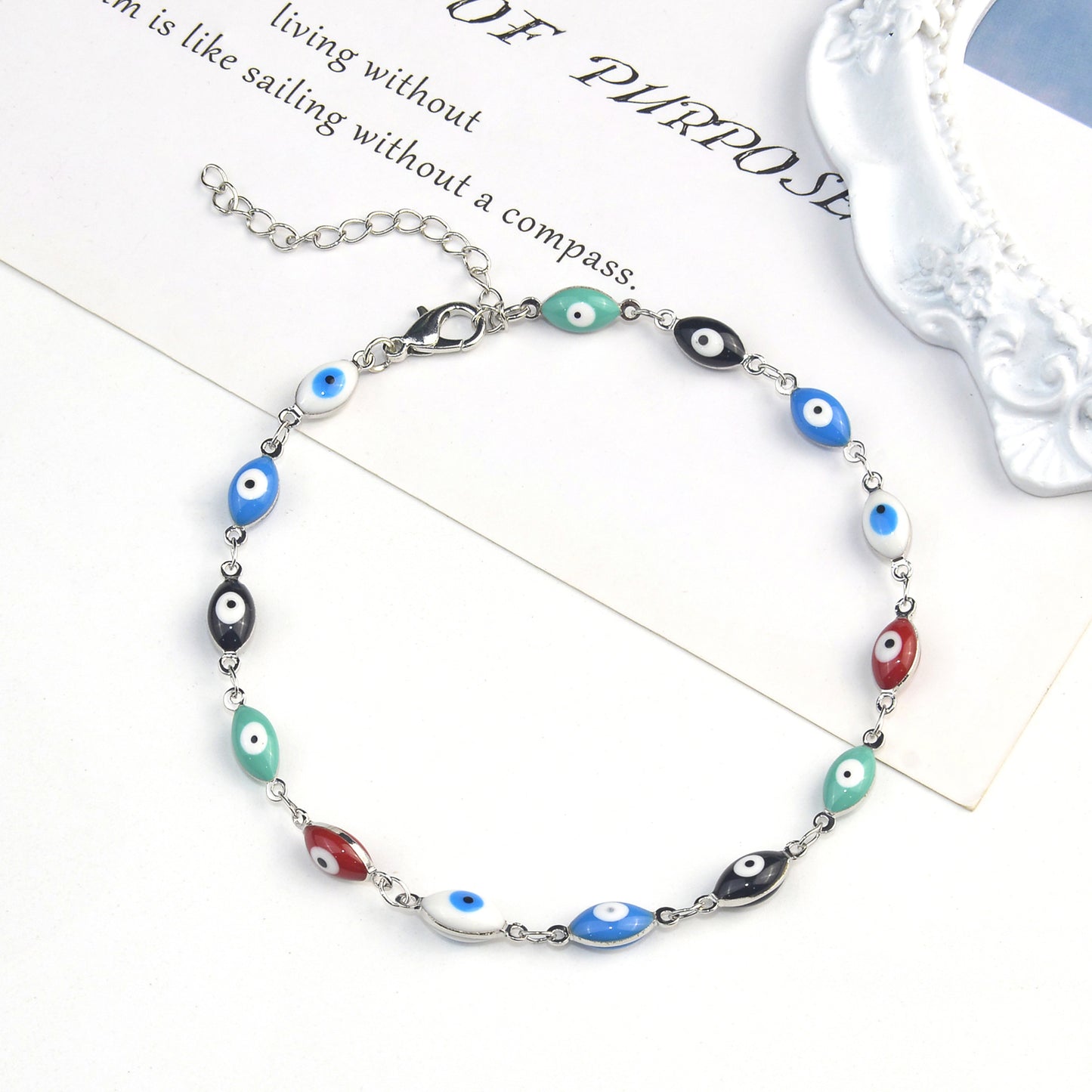 Decorative Evil Eye Necklace Acalora