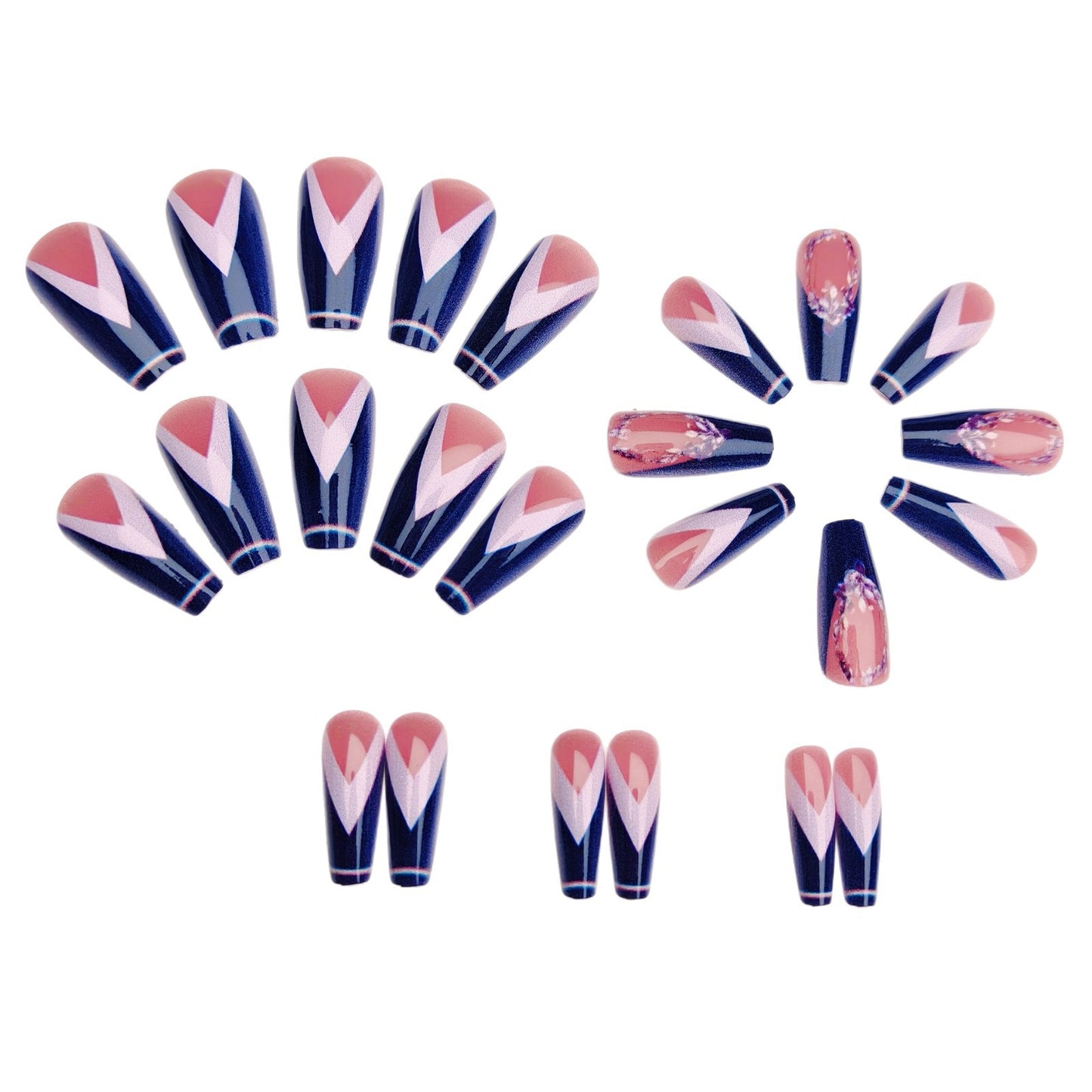 Floral-Inspired 3D Acrylic Nail Art Acalora