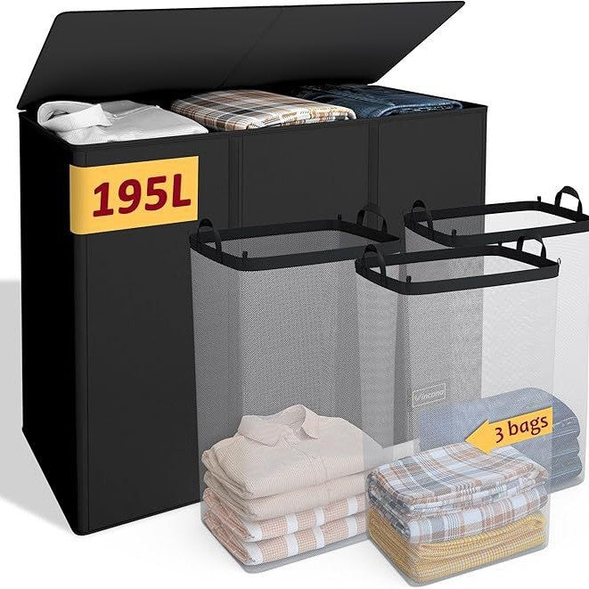 Large storage chest with lid and interior compartments Acalora