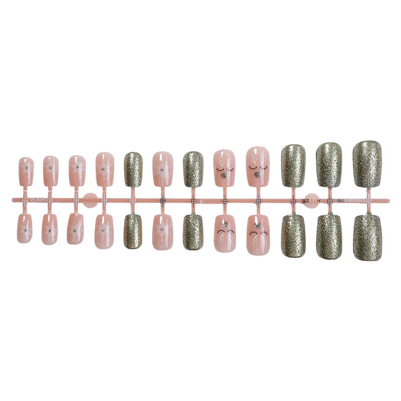 Glittery Press-On Nail Collection Acalora