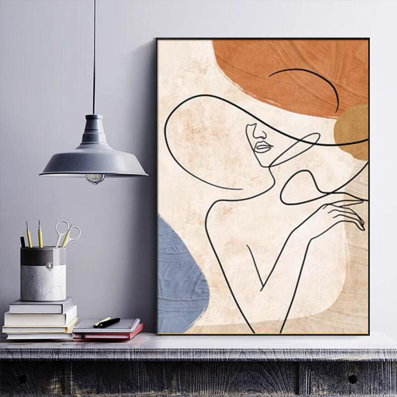 Abstract Line Art Canvas Print