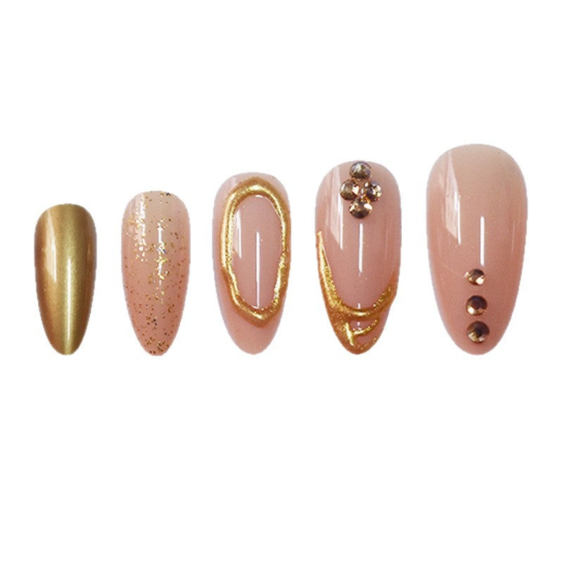 Glamorous 3D Decorative Press-On Nails Acalora