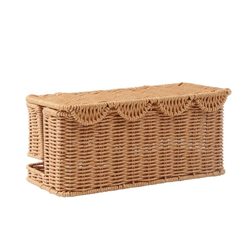 Storage Box Made of Woven Rattan Acalora