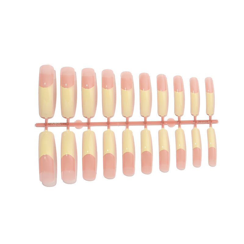 Premium French Tip Press-On Nail Set Acalora