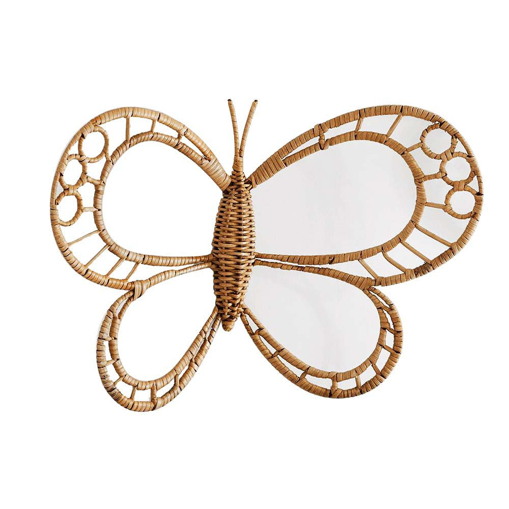 Decorative Serving Plate Made of Rattan Acalora