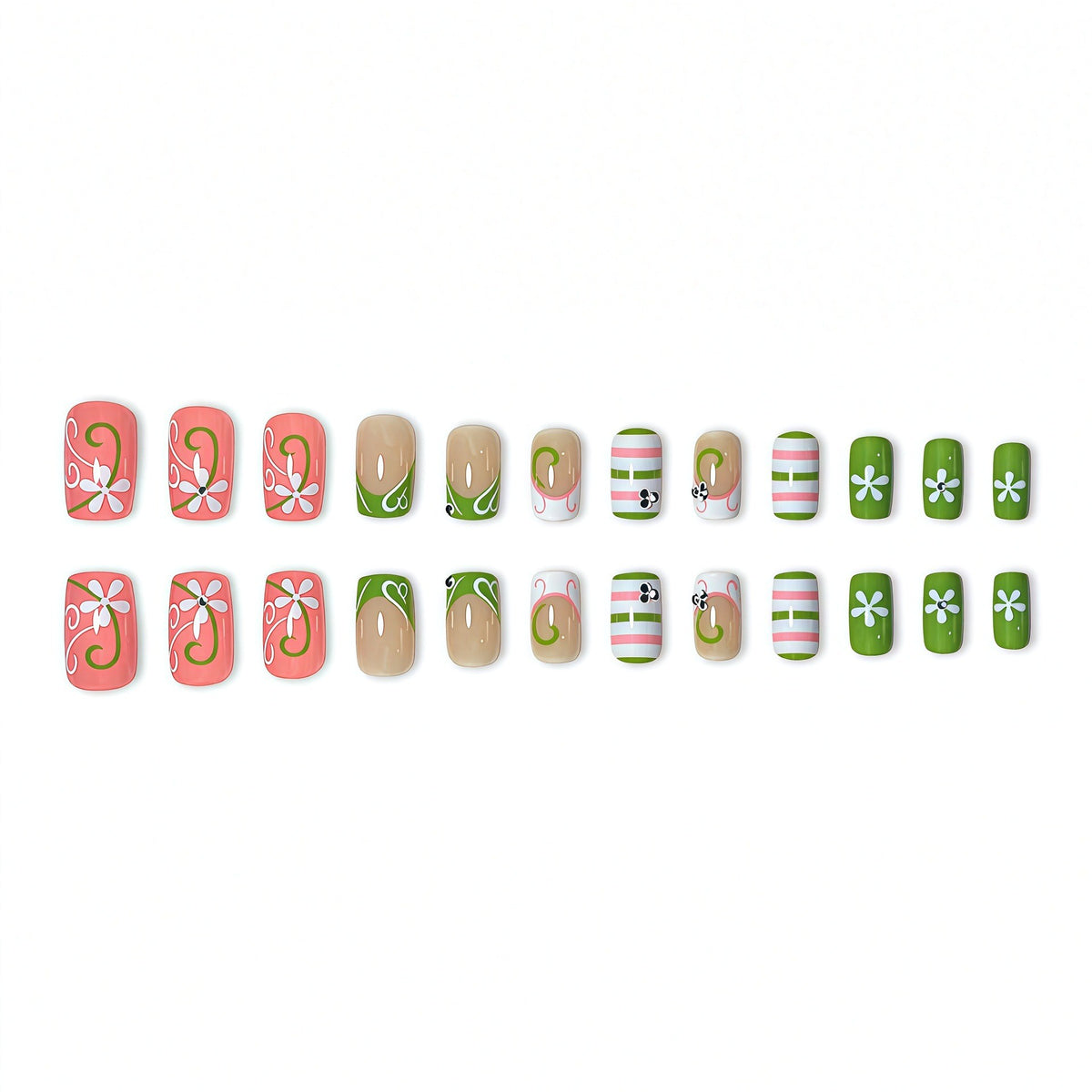 Artistic Decorative Press-On Nails Acalora