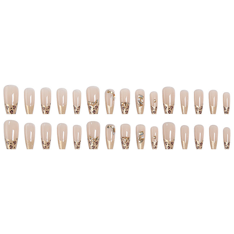 Acrylic nail set with glamorous 3D decorations Acalora