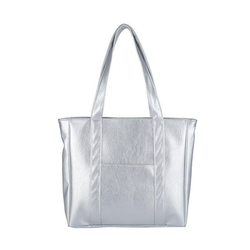 Classic Faux Leather Tote Bag Acalora