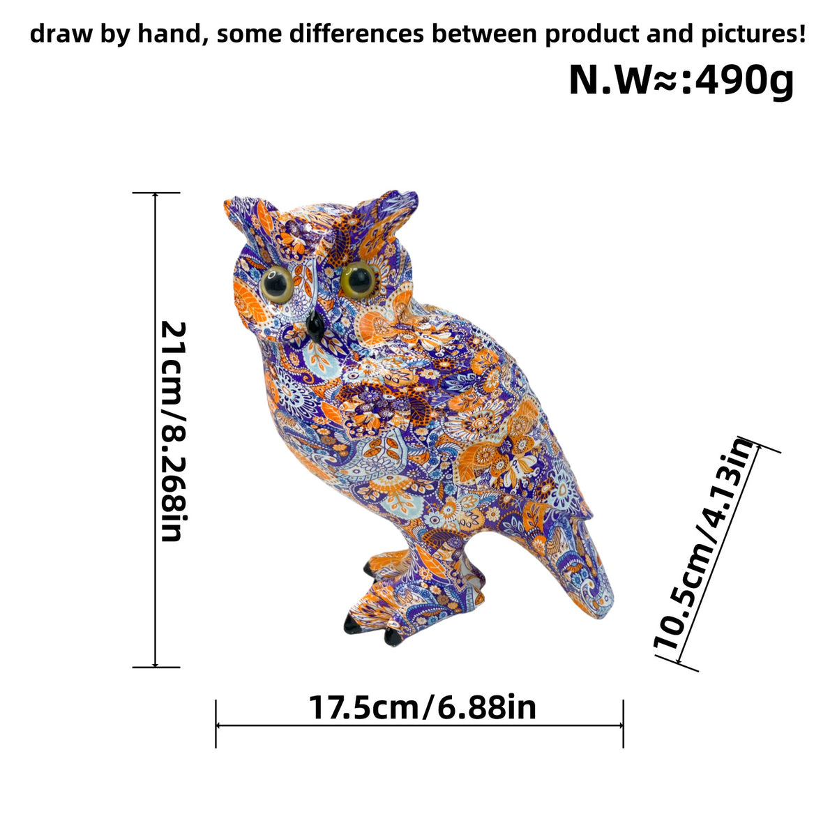 Artistic Owl Decorative Figure Acalora